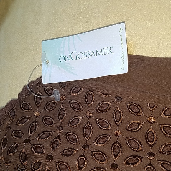 On Gossamer chocolate brown, corset size large. - Picture 3 of 8